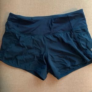 Lululemon onyx blue shorts